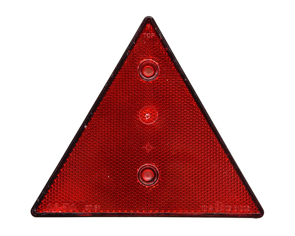 Rückstrahler Reflektor Dreieck  Reflektierende Warntafeln und  Warnmarkierungen