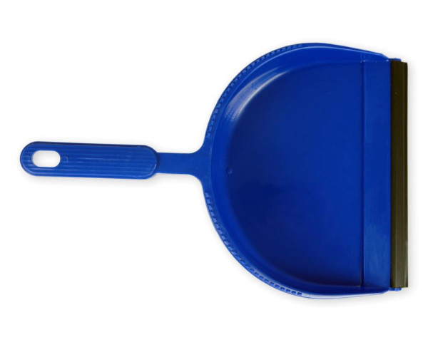 blaue Kunststoff Kehrschaufel